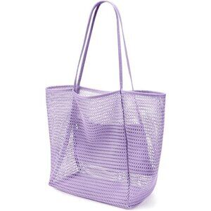 BeachNylon Mesh Tote Bag Violet